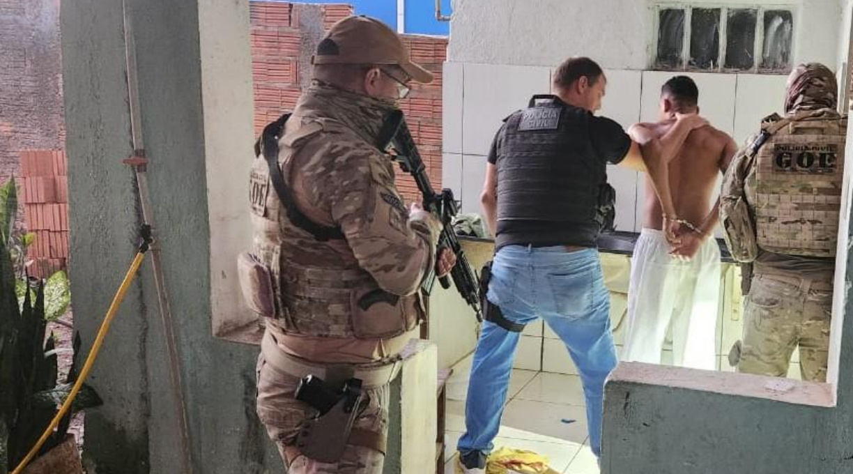 Suspeito de agredir a ex-companheira e matar o pai e o concunhado dela é preso em ação da Polícia Civil 1
