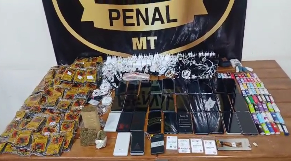 Polícia Penal apreende grande quantidade de matérias ilícitos durante operação de campana e rondas na Mata Grande 1