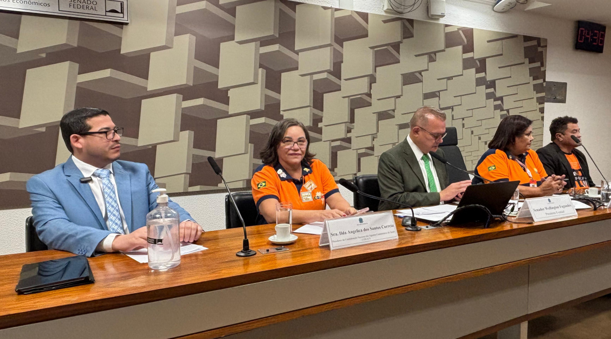 Vereador Vinícius Amoroso participa de audiência pública no Senado em defesa da aposentadoria especial para ACS e ACE 1