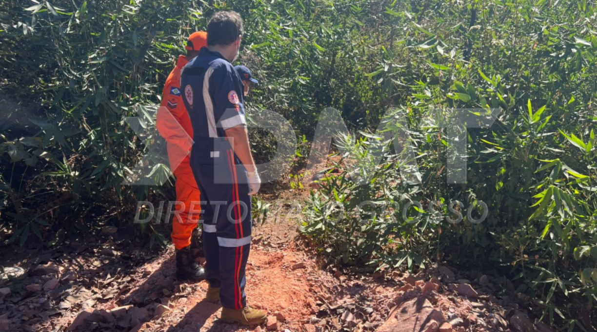 Cadáver é localizado em cova rasa às margens de estrada na Gleba Rio Vermelho, em Rondonópolis. 1
