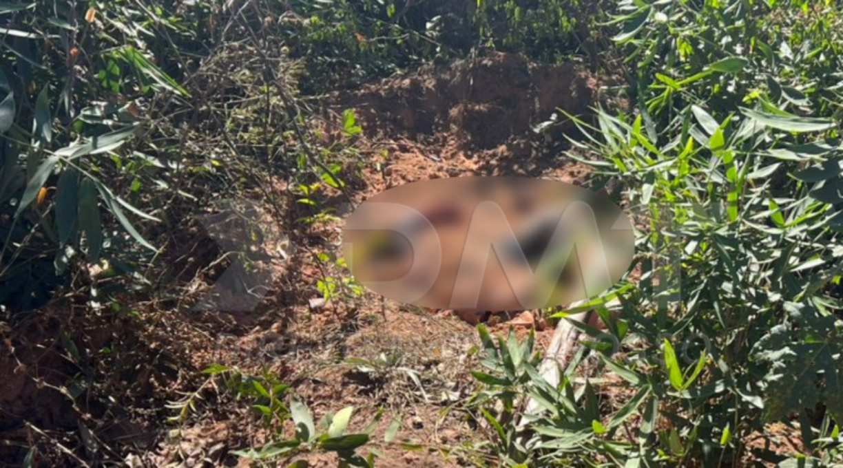 Corpo encontrado semienterrado às margens da MT-471, na Gleba Rio Vermelho, é identificado 1