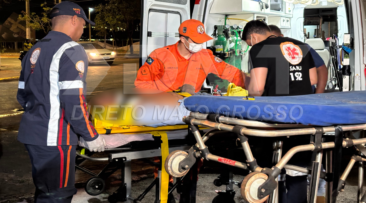 Idoso é socorrido pelo Samu e levado ao Hospital Regional após cair de cavalo em uma propriedade rural de Rondonópolis 1