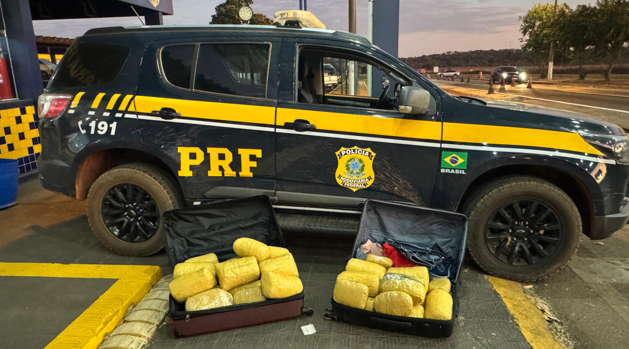 Mulheres são presas pela PRF na BR-364 em Rondonópolis ao serem flagradas com quase 30 kg de skunk 1
