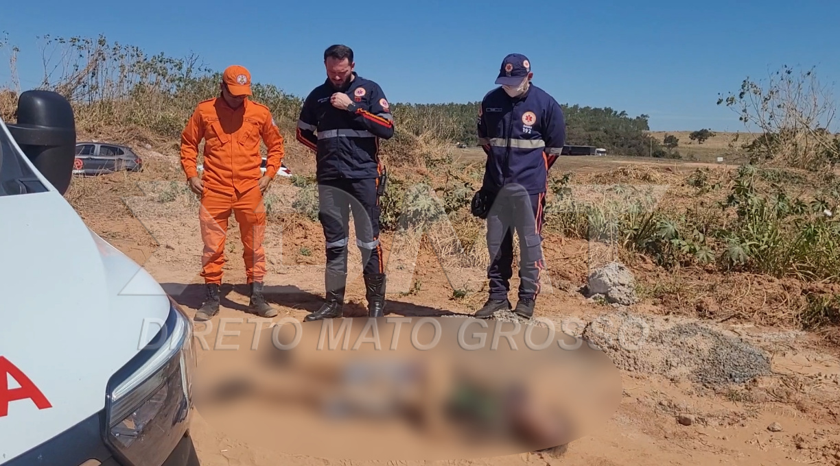 Cadáver com sinais de estrangulamento e perfurações de faca é encontrado em estrada vicinal às margens da BR-163 em Rondonópolis 1