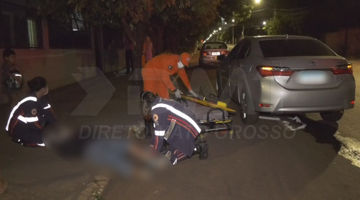 Motociclista sofre fraturas em uma das pernas após colisão no centro de Rondonópolis 1