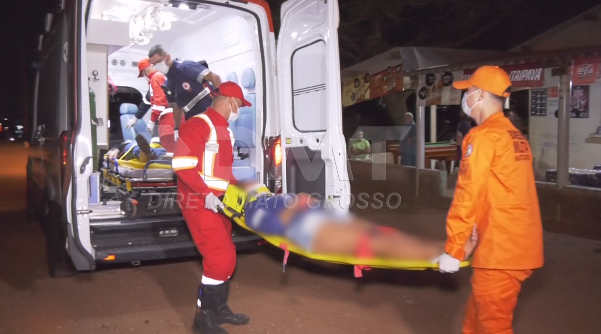 Quatro pessoas, entre elas uma criança, ficaram feridas após colisão de alto impacto na MT-130, em Rondonópolis 1