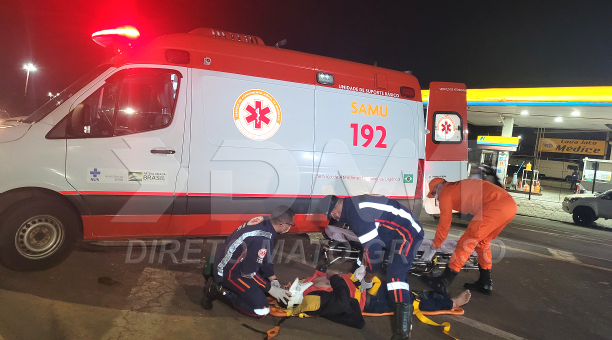 Motociclista atravessa em local proibido próximo ao viaduto, causa acidente e deixa outro condutor ferido 1