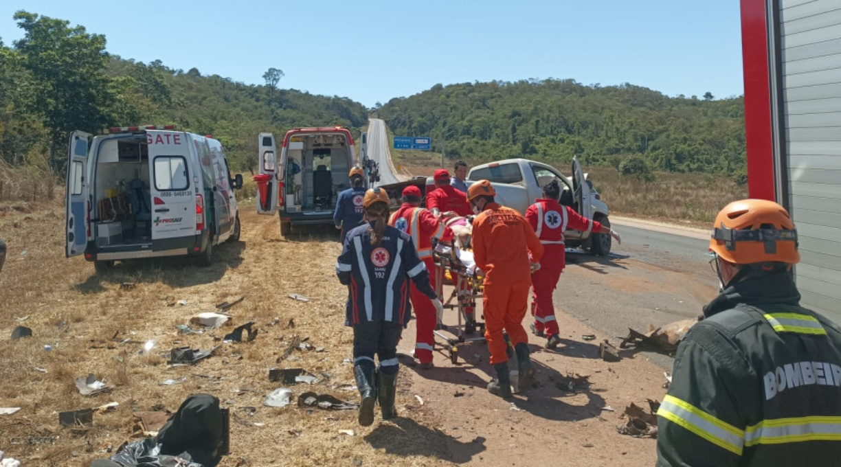 Homem e criança morrem, e outras três pessoas ficam feridas em grave acidente na MT-130 1