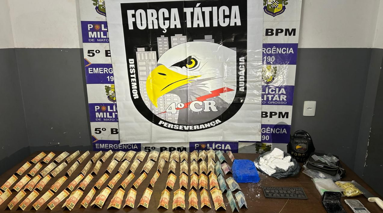 Força Tática prende faccionado por tráfico de drogas, que possuía um mandado de prisão por homicídio 1