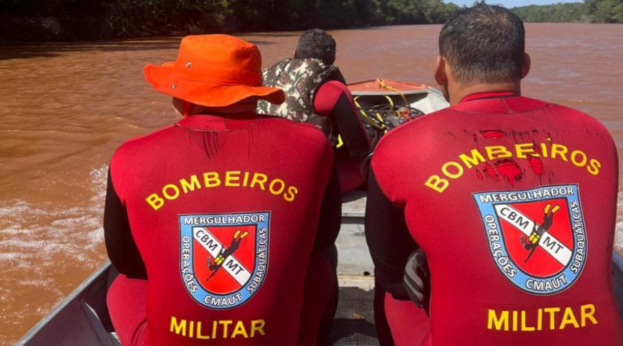 Corpo de Bombeiros localiza corpo de jovem de 20 anos em margem de Rio Arinos 1