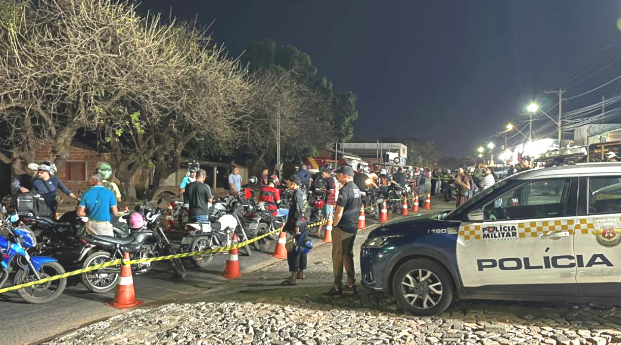 Operação termina com três prisões e 33 motocicletas removidas em Cuiabá 1