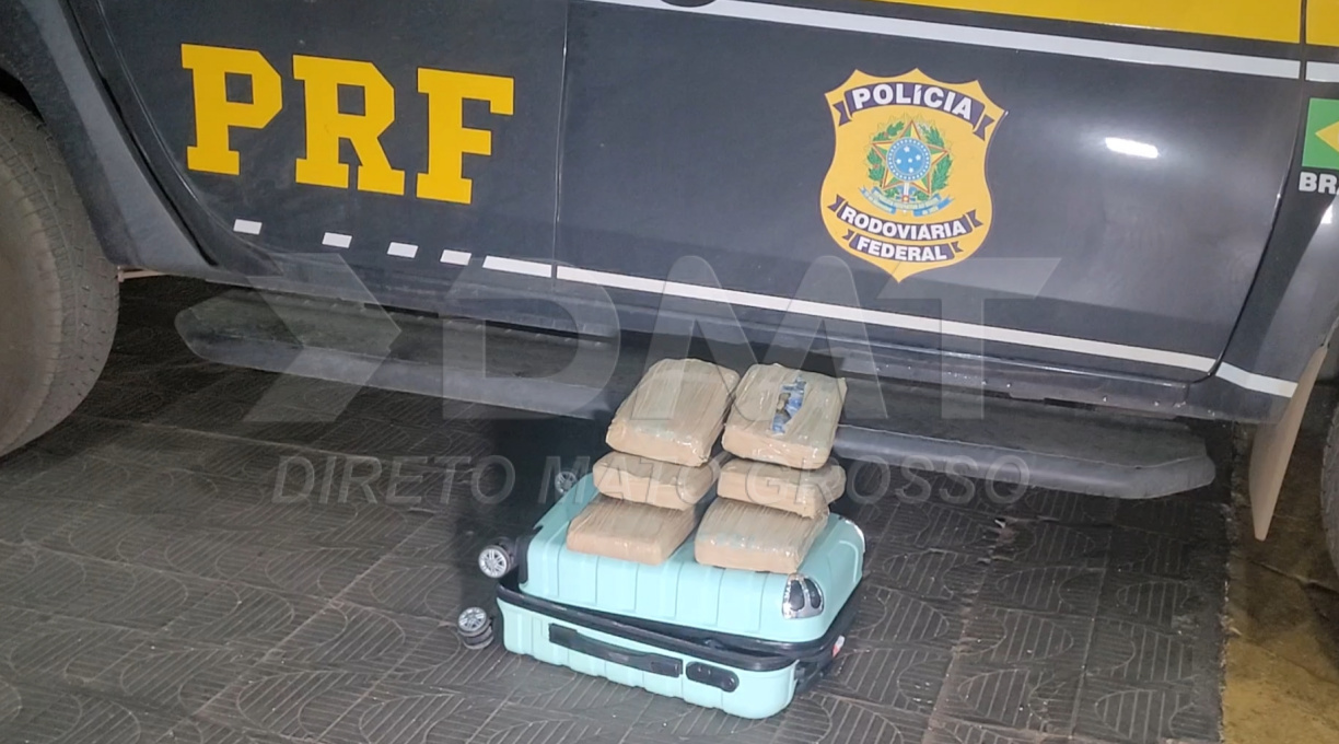 Durante trabalho de rotina mulher é presa pela PRF em Rondonópolis transportando supermaconha em ônibus 1