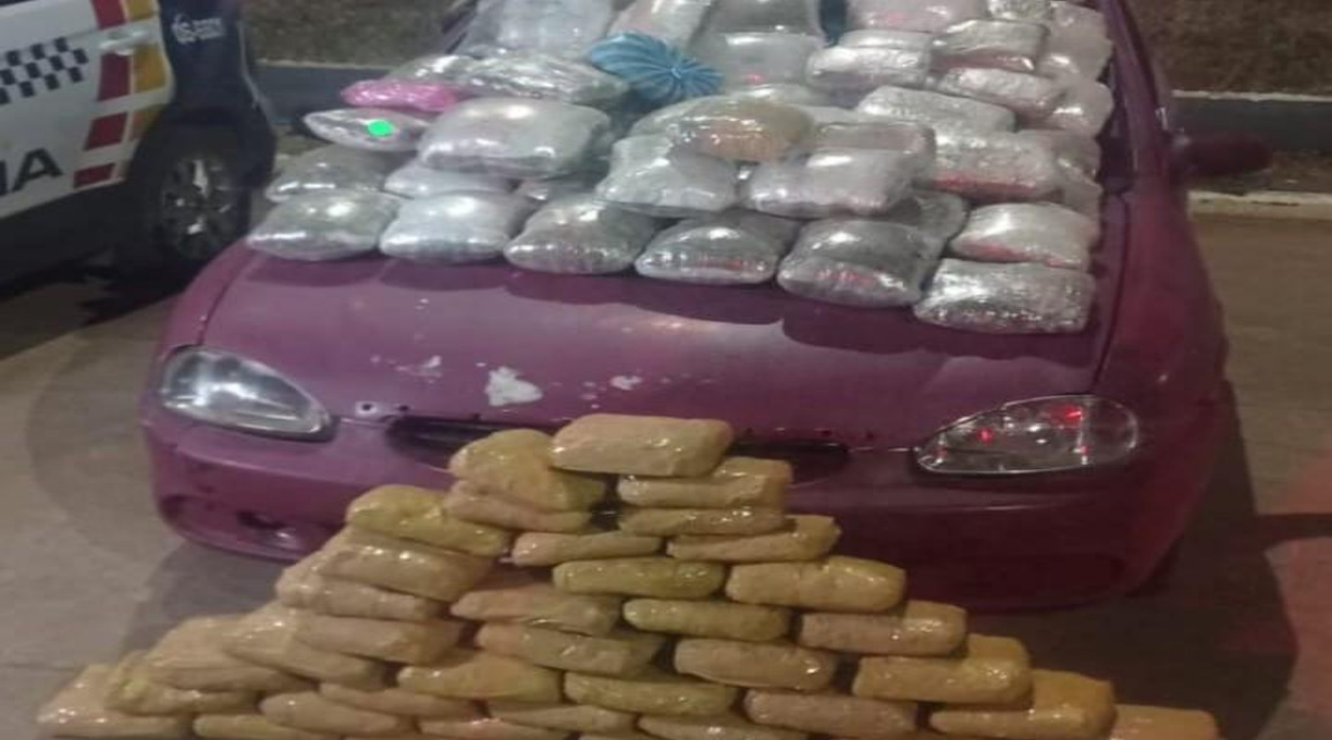 PM apreende 160 tabletes de maconha, sete armas de fogo e 60 munições em Cáceres 1