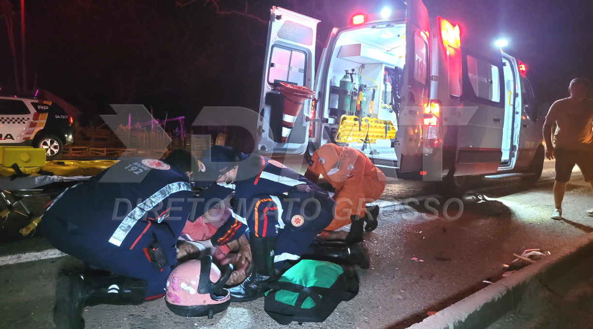 Colisão de alto impacto na BR-364 entre motocicleta e automóvel deixa motociclista em estado grave 1
