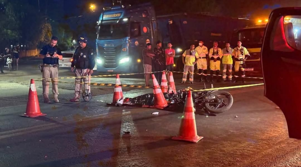 Motociclista tem a cabeça esmagada após ser atropelado por carreta em Várzea Grande 1