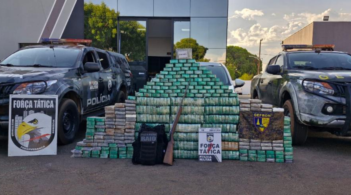 Operação apreende mais de 420 quilos de drogas e gera prejuízo de R$ 9 milhões às facções criminosas 1