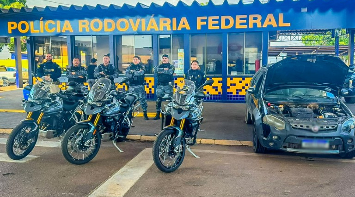 PRF recupera veículo clonado e apreende suspeito de receptação em Rondonópolis (MT) 1