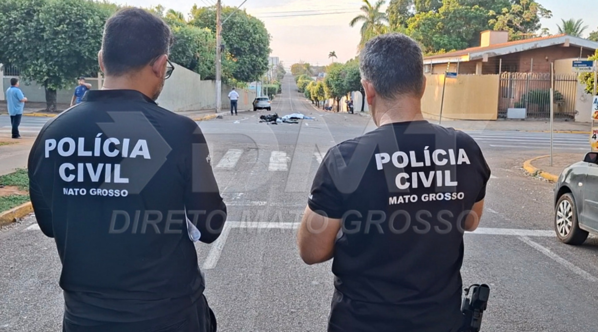 Jovem morto em colisão entre carro e moto na madrugada de sábado (11) em Rondonópolis é identificado pela Polícia Civil 1