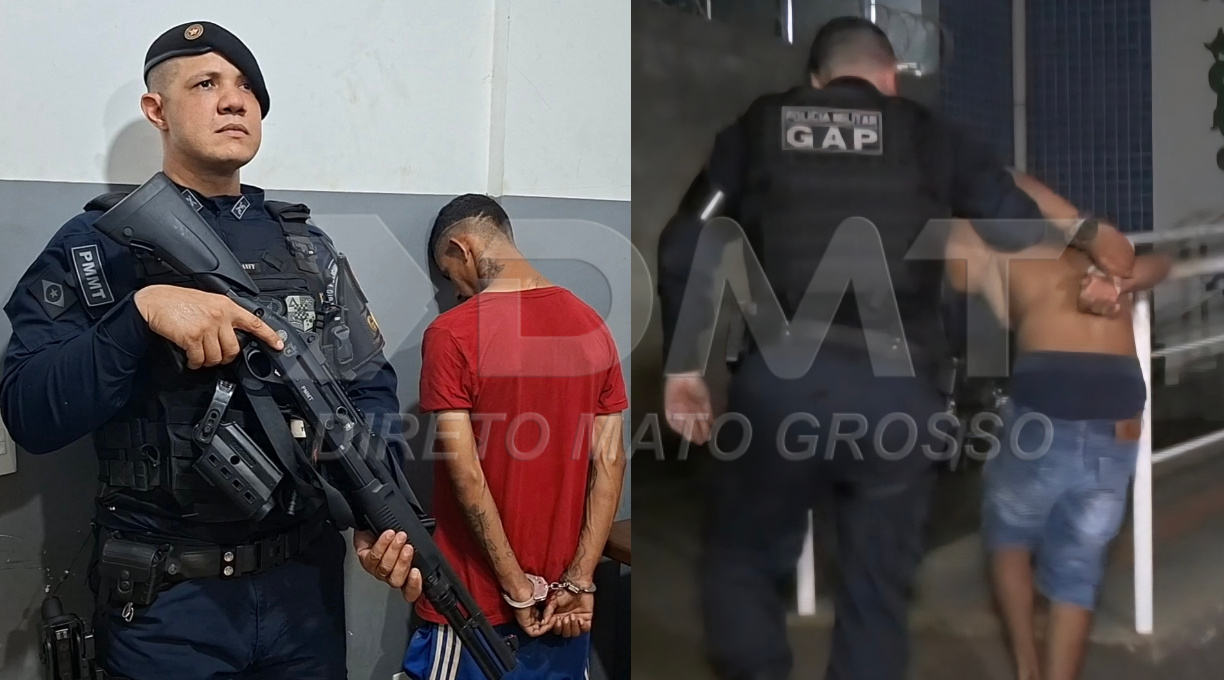 GAP prende dupla por tráfico de drogas no Jardim Tropical e apreende dinheiro, maconha e cocaína 1