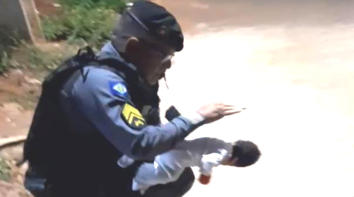 PM salva vida de recém-nascida que se engasgou durante amamentação; 2º caso em menos de uma semana 1