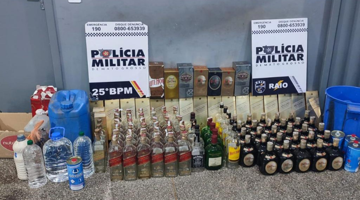 Companhia Raio da PM detém faccionados e fecha local usado para adulteração de bebidas 1
