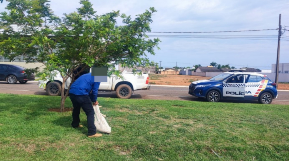 Força Tática prende, com auxílio do Vigia Mais MT, suspeito de matar cachorro enforcado 1
