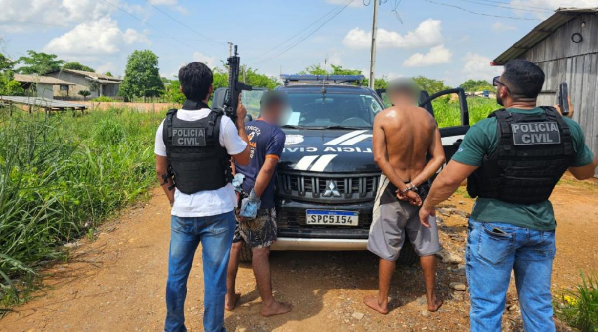 Polícia Civil prende homem por ameaçar ex-companheira de morte e amigo por porte ilegal de arma 1