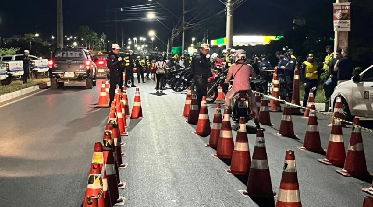 Operação Lei Seca fiscaliza 280 motocicletas e remove 61 veículos em Cuiabá 1