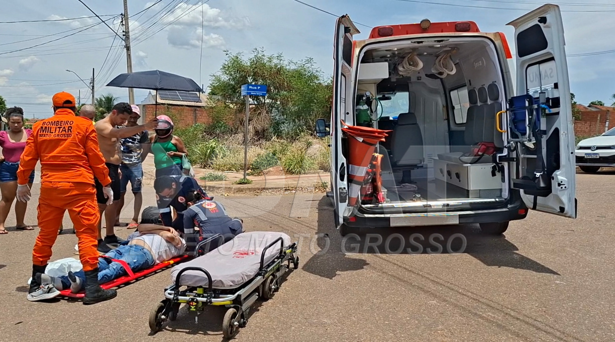 Motociclista invade preferencial, bate no meio de uma Renault Duster e sofre traumatismo craniano 1