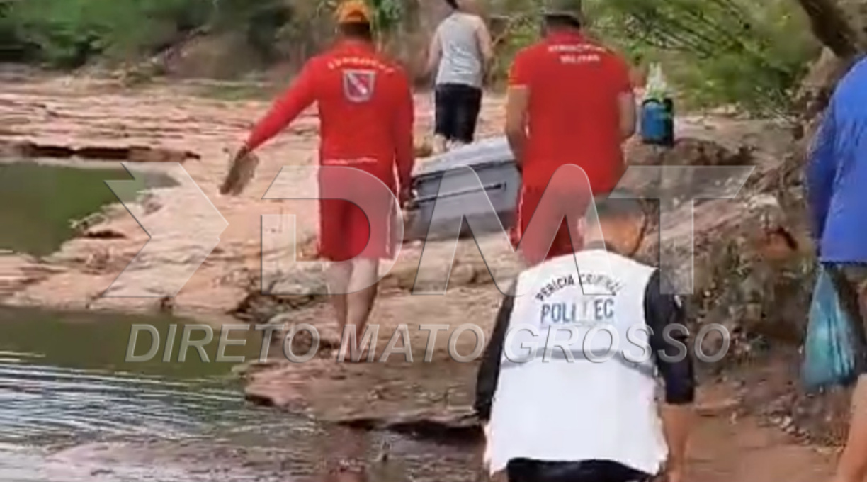 Criança de 6 anos desaparece nas águas do Rio Garças e é encontrada sem vida pelo Corpo de Bombeiros 1