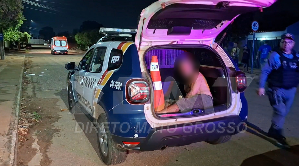 Criança de 9 anos é agredida a pedrada em Rondonópolis, e o suspeito do crime é preso em flagrante pela PM 1