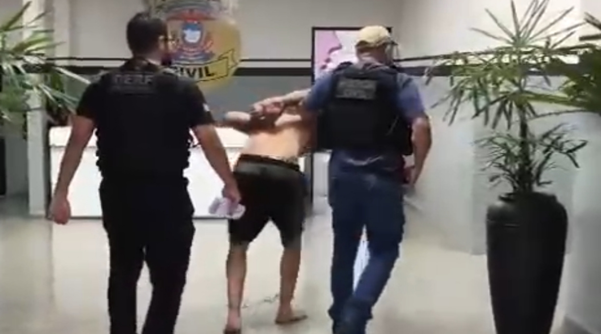 Derf prende em flagrante criminoso por tentativa de homicídio, posse de arma restrita, receptação e furto em Rondonópolis 1