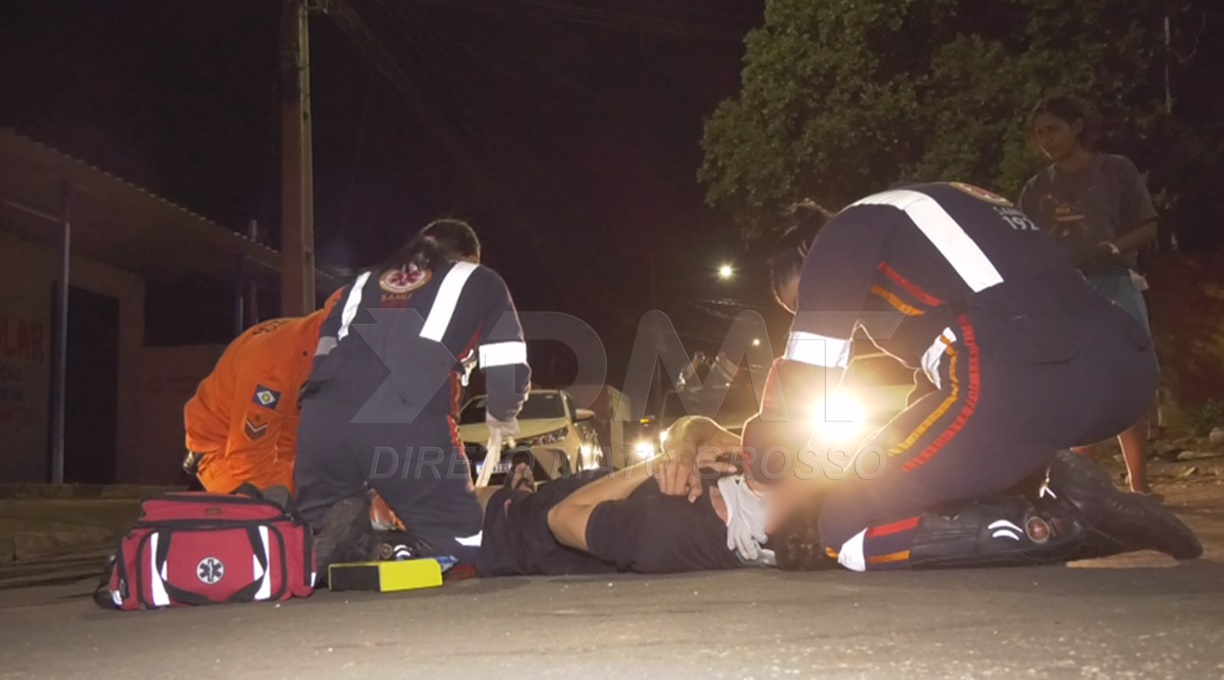 Entregador delivery sofre graves ferimentos após motorista invadir preferencial e causar acidente no Carlos Bezerra 1