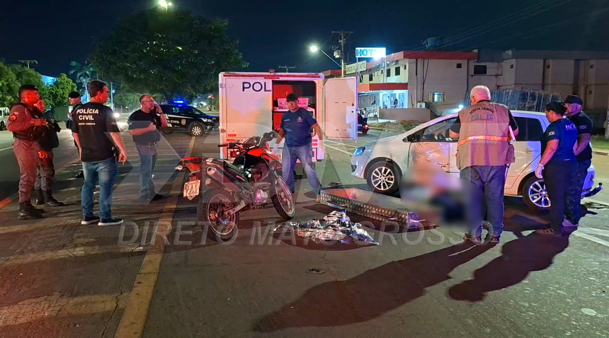 Motociclista de 40 anos morre em colisão de alto impacto na Presidente Médici 1