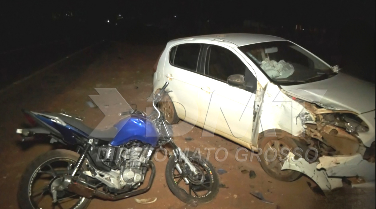 Ultrapassagem mal-sucedida por motorista na MT-270 resulta em jovem motociclista gravemente ferido 1