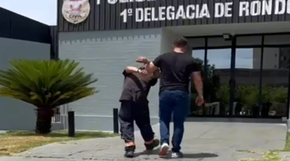 Investigadores da DEDM prendem homem em flagrante por violência doméstica contra companheira gravida em Rondonópolis 1