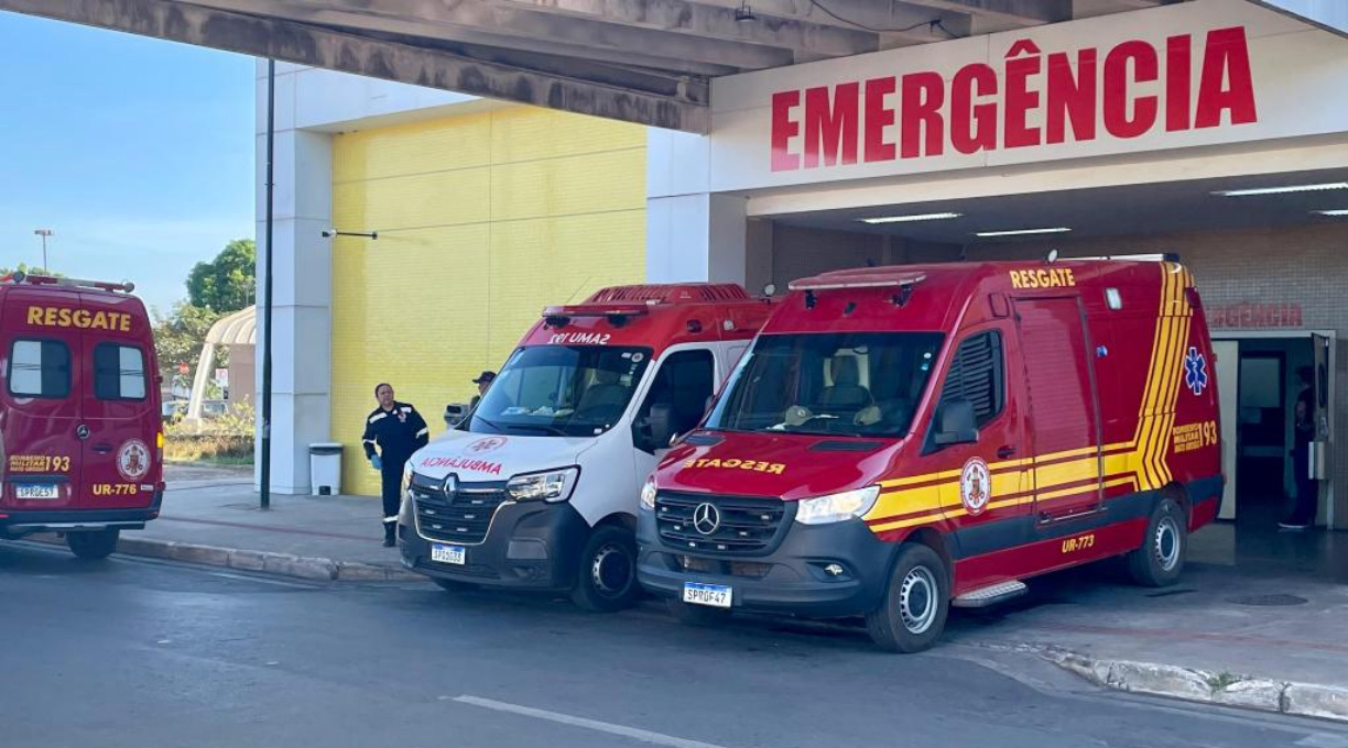 Corpo de Bombeiros socorre duas crianças vítimas de acidente de trânsito 1