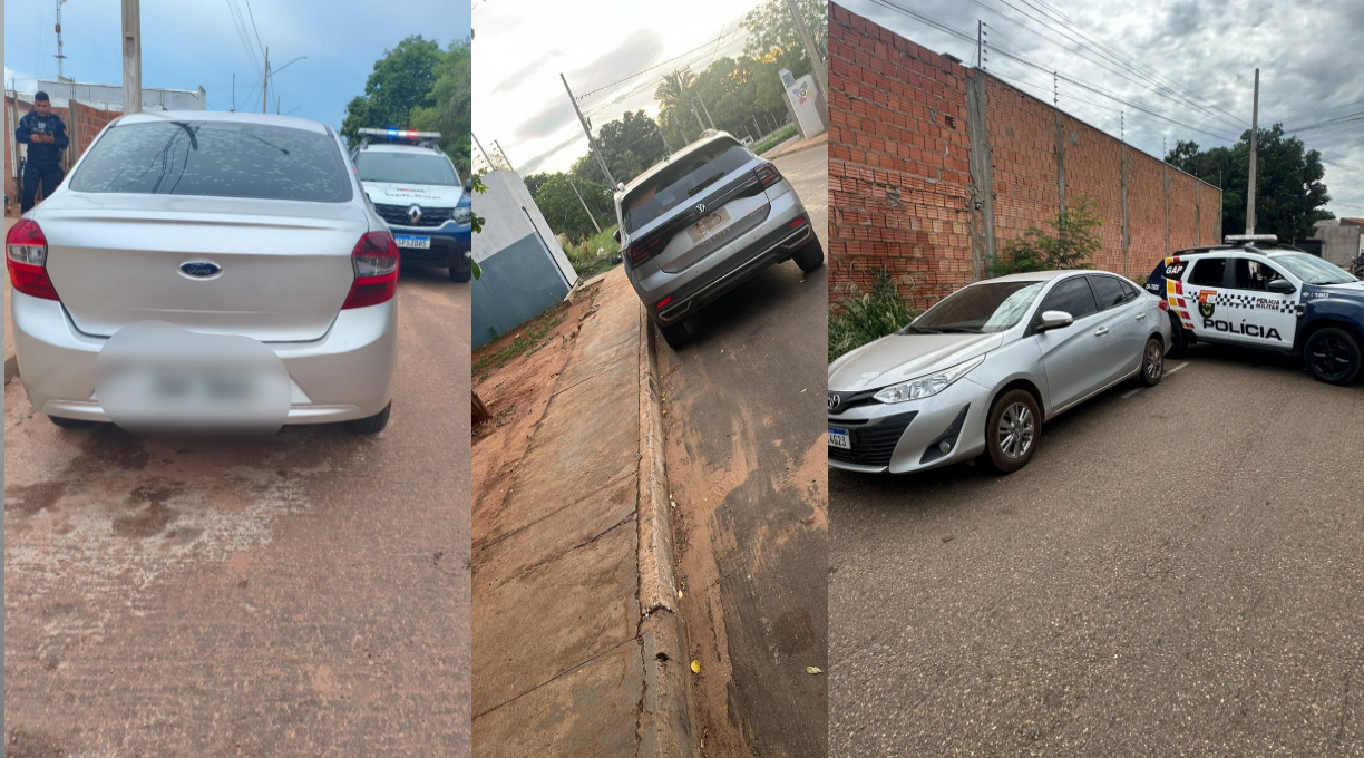 Em um mesmo dia, militares do 5º Batalhão recuperaram, em Rondonópolis, três veículos produtos de roubo e furto 1