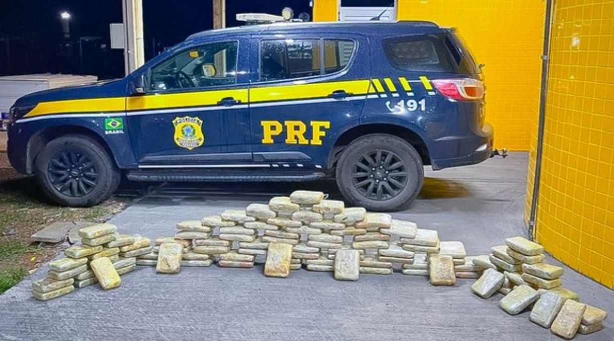 PRF apreende grande quantidade de drogas em veículo transportado por guincho na BR-070, em Primavera do Leste 1