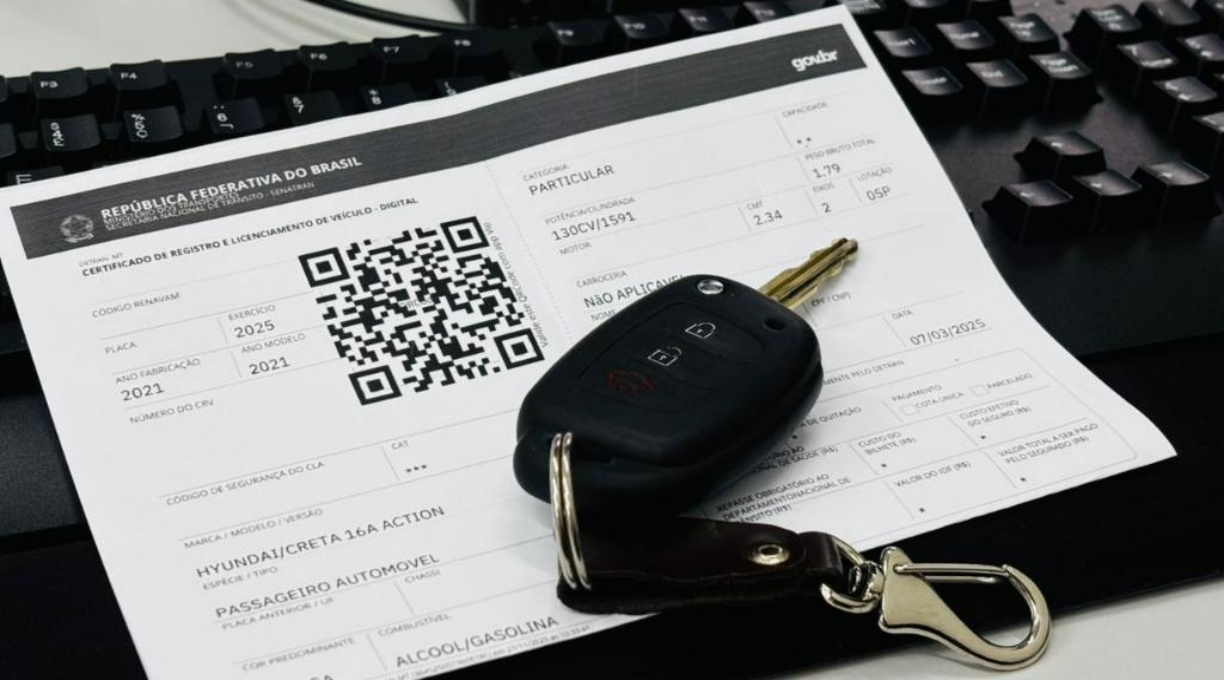 Em 2025 mais de 1,7 milhão de veículos do Estado foram licenciados de forma 100% online 1