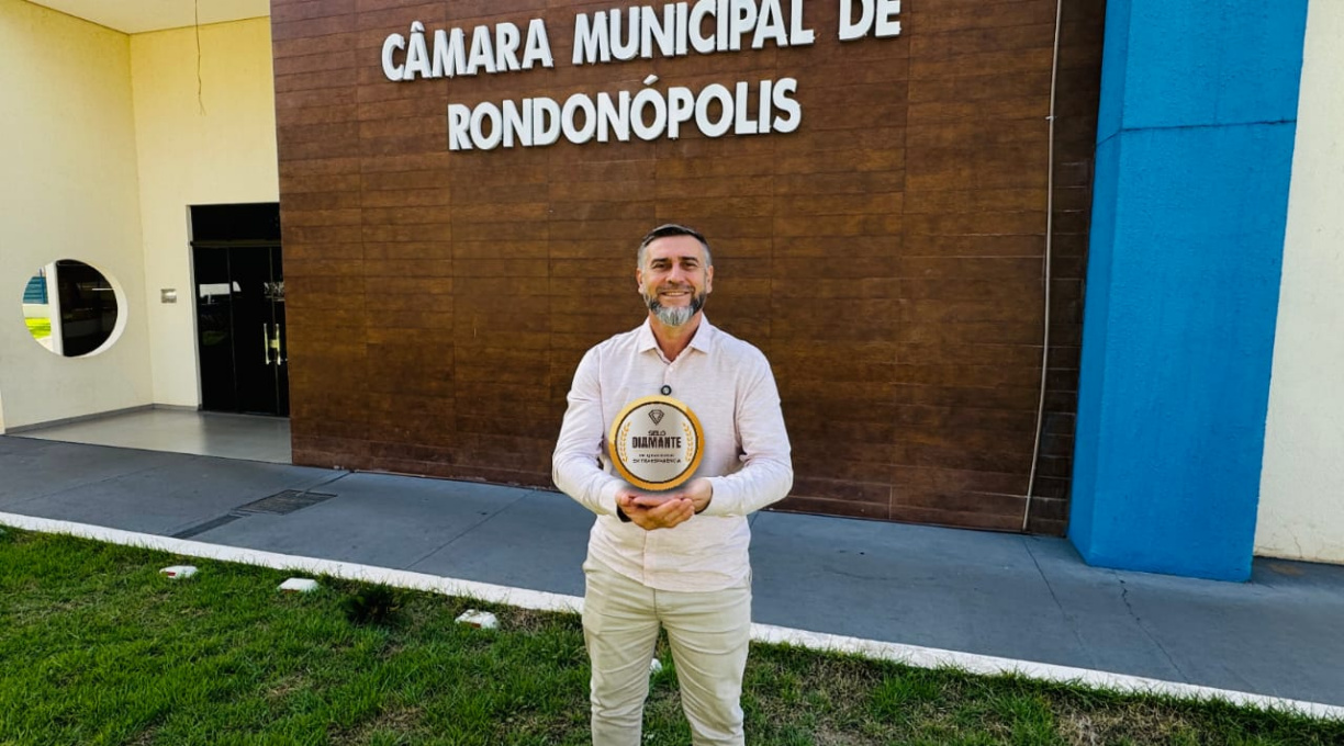 Pela 1ª vez na história, Câmara de Rondonópolis receberá Selo Diamante de Transparência Pública 1