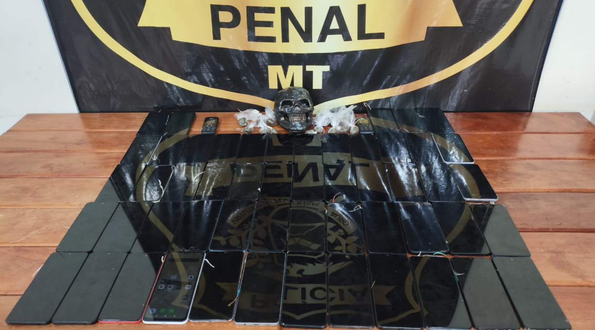 Polícia Penal lança Operação Parabéns Rondonópolis e apreende dezenas de celulares e drogas na Mata Grande 1