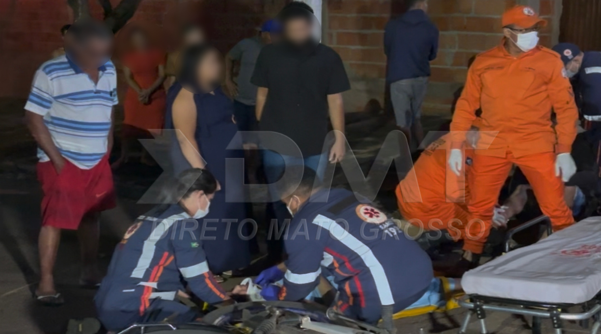 Colisão entre duas motos, no Jardim Iguassu, deixa mulher e entregador feridos 1