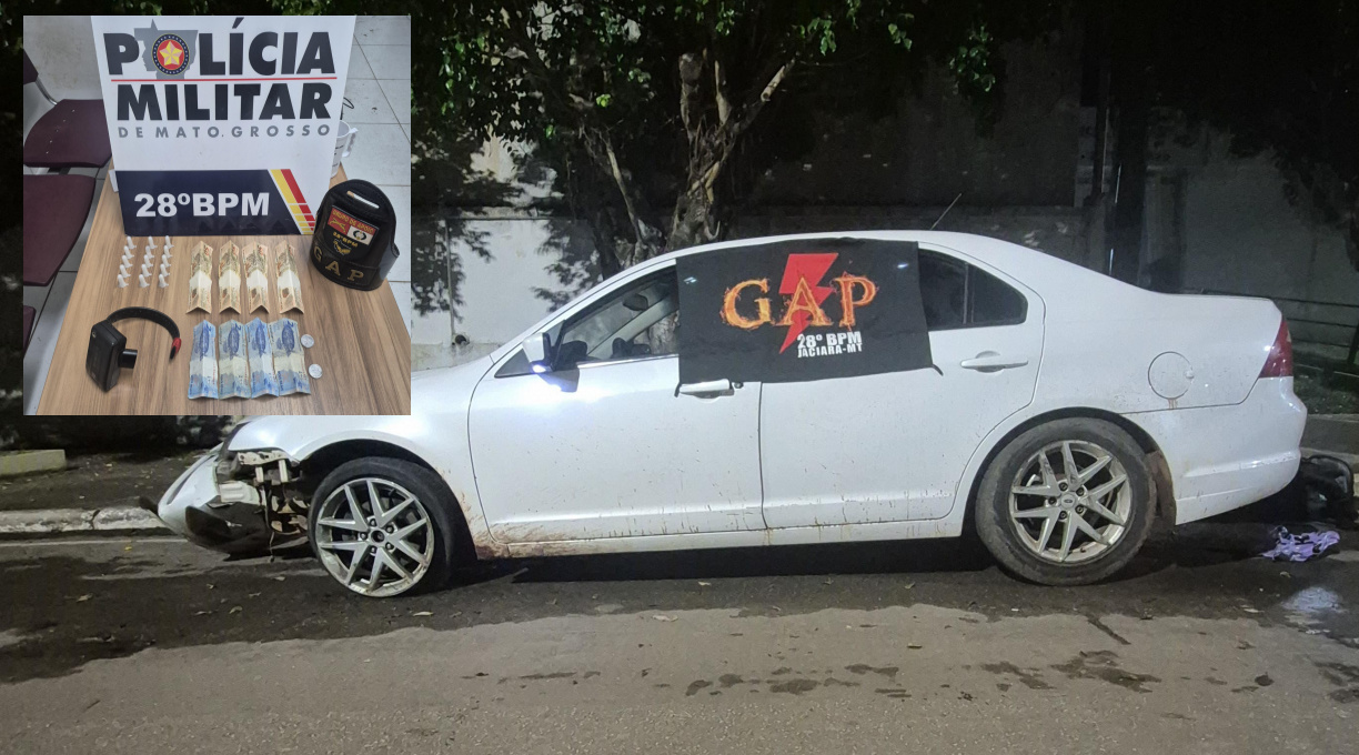 Grupo de Apoio do 28º BPM prende mulher após troca de tiros com criminosos em Jaciara 1