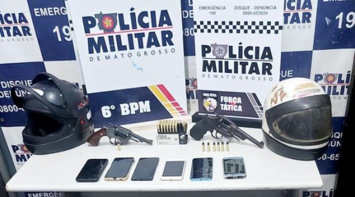 Polícia Militar prende cinco faccionados após tentativa de homicídio em Cáceres 1