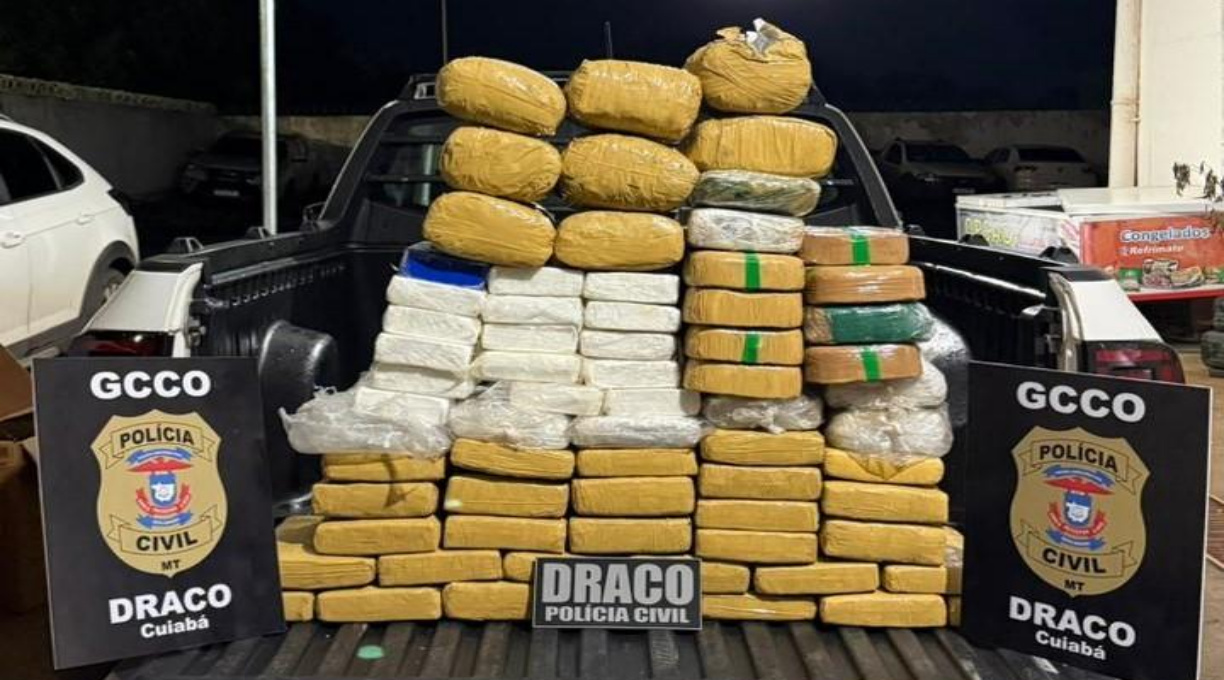 Polícia Civil prende homem e apreende grande carregamento de drogas em Cuiabá 1