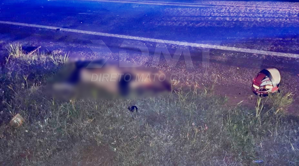 Motociclista de 47 anos morre após colidir frontalmente contra carro no Anel Viário em Rondonópolis 1