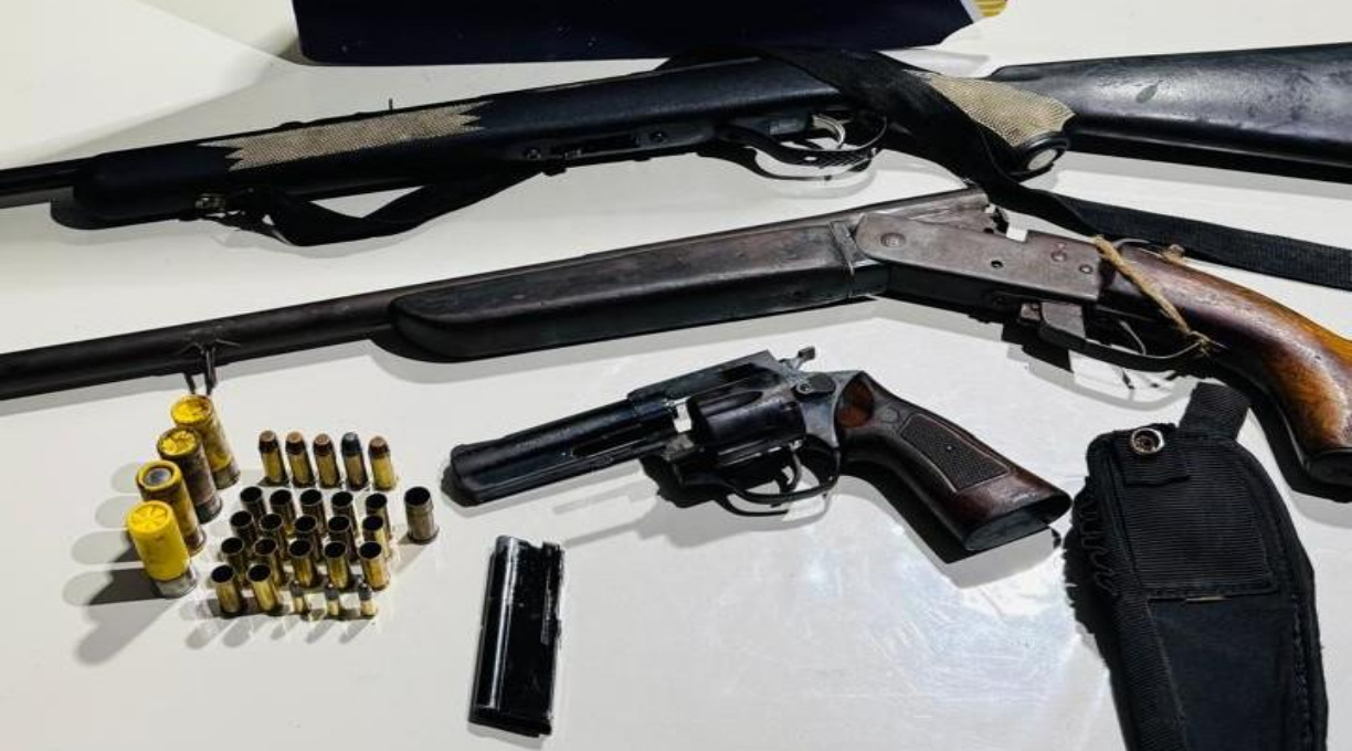 Indivíduo é preso pela PM após atirar em cachorro; três armas de fogo foram apreendidas 1