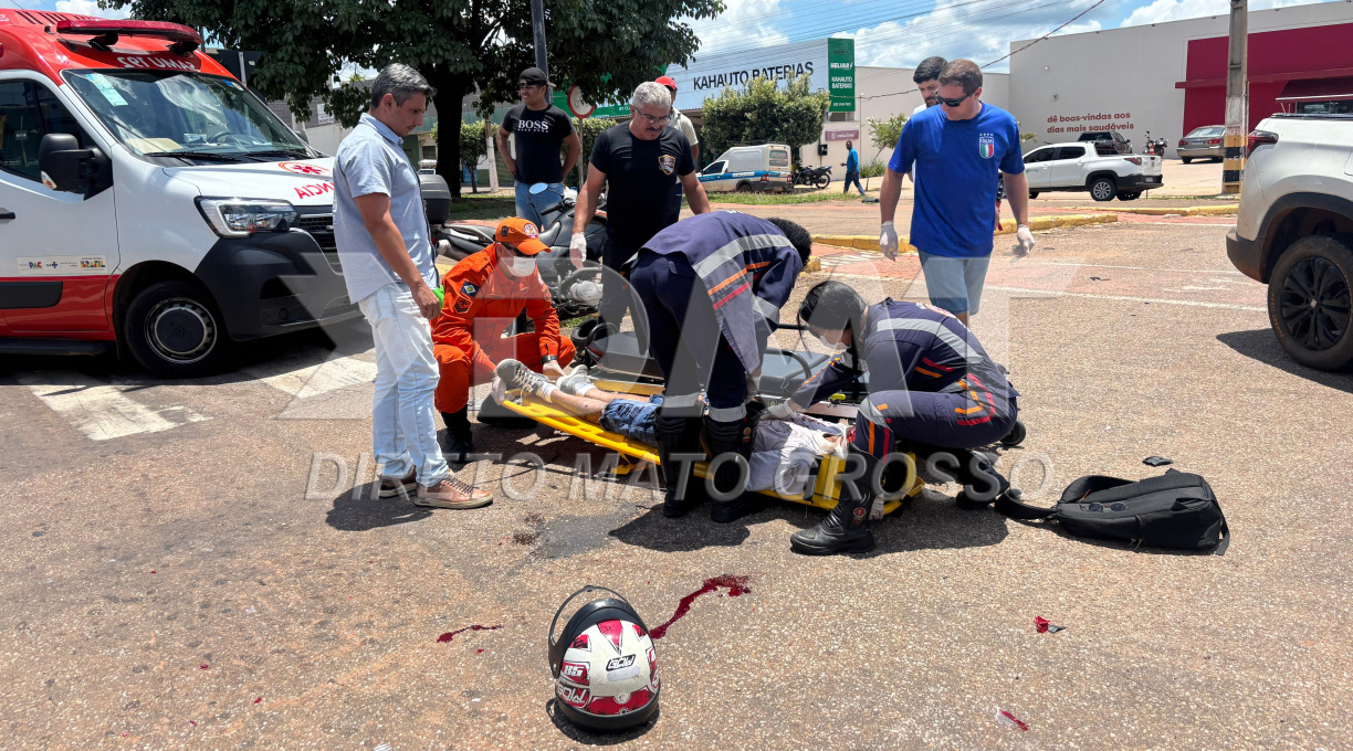 Colisão traseira entre moto e caminhonete na Presidente Médici resulta na morte de motociclista 1