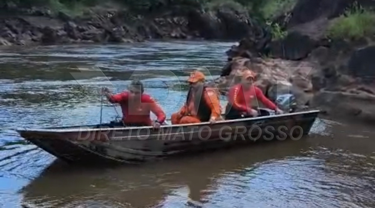 Idoso desaparece nas águas do Rio Araguaia e é procurado pelo Corpo de Bombeiros 1